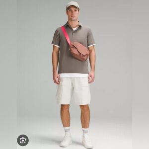 lululemon athletica Pink and Brown Crossbody Bag